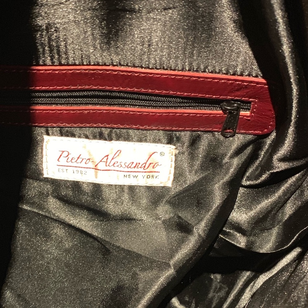Pietro Alessandro NY burgundy patent leather bag - Picture 6 of 10